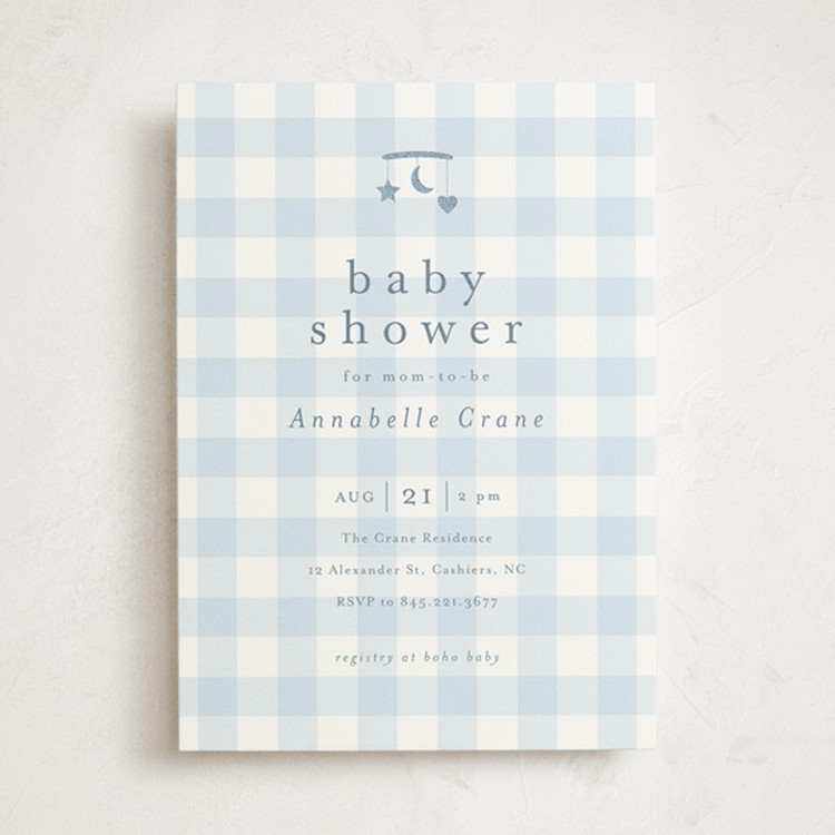 Gingham Mobile | Minted