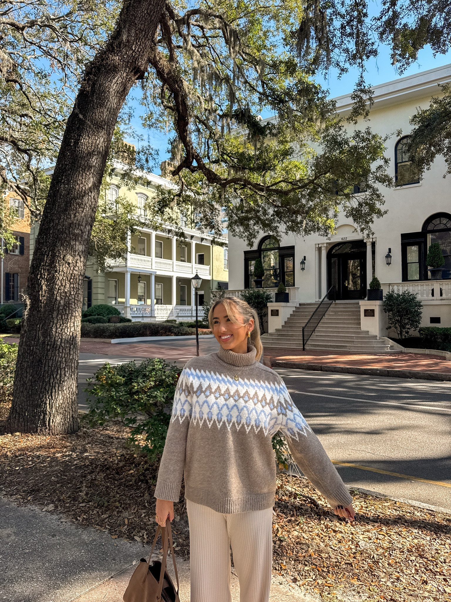Cozy and cute winter outfit 🤍

Sweater is currently on sale! Pants are Zara - linking similar  

#LTKTravel #LTKSeasonal #LTKStyleTip