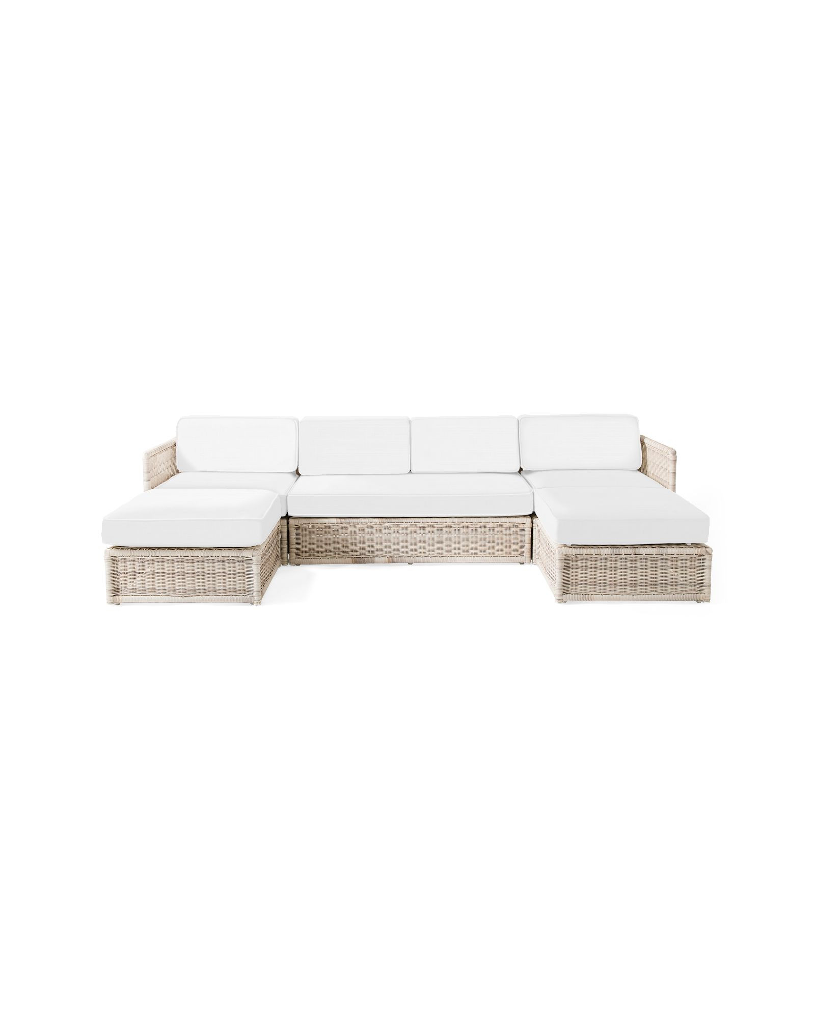 Pacifica Modular U-Sectional - Driftwood | Serena and Lily