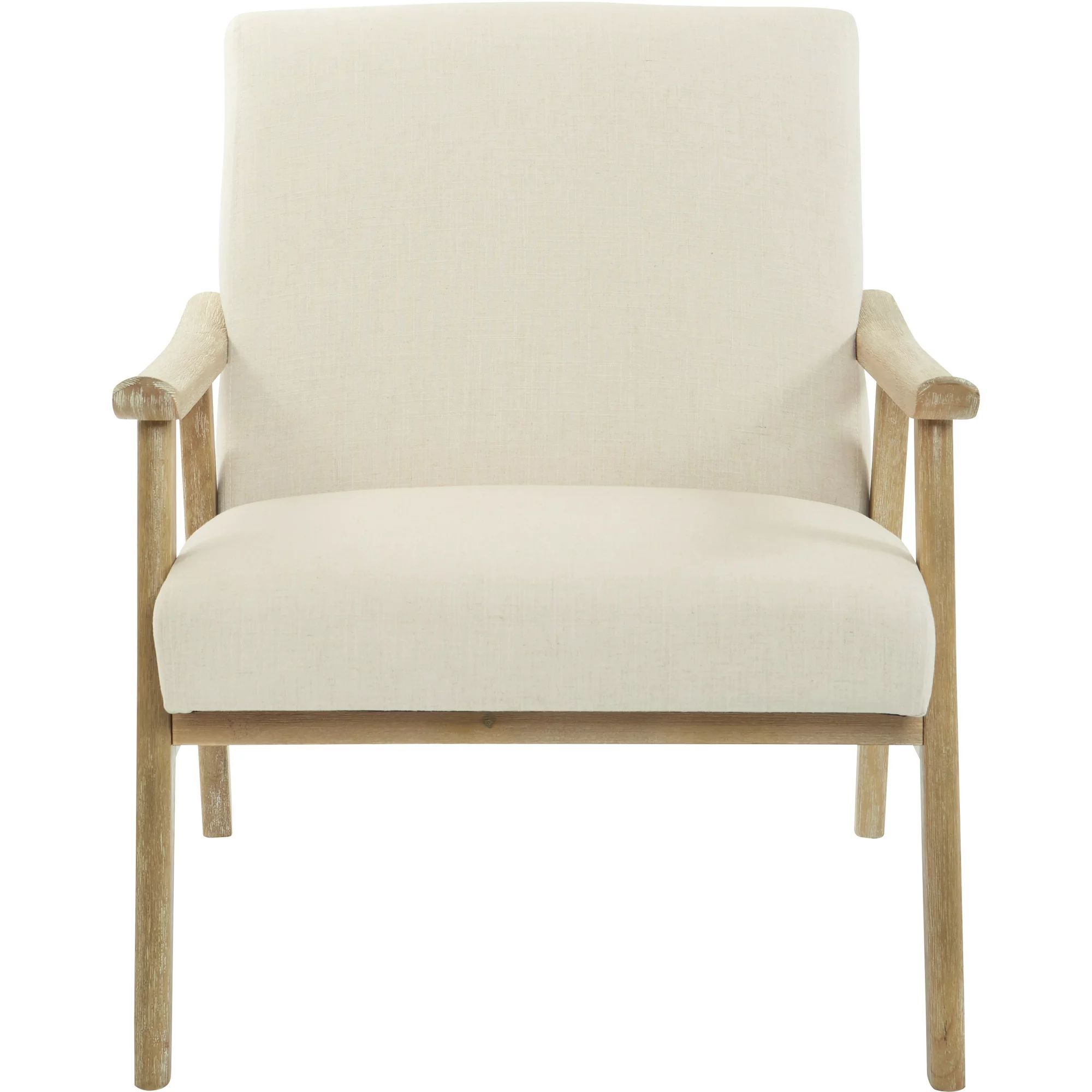 Weldon Chair in Linen fabric with Brushed Finished Frame | Walmart (US)