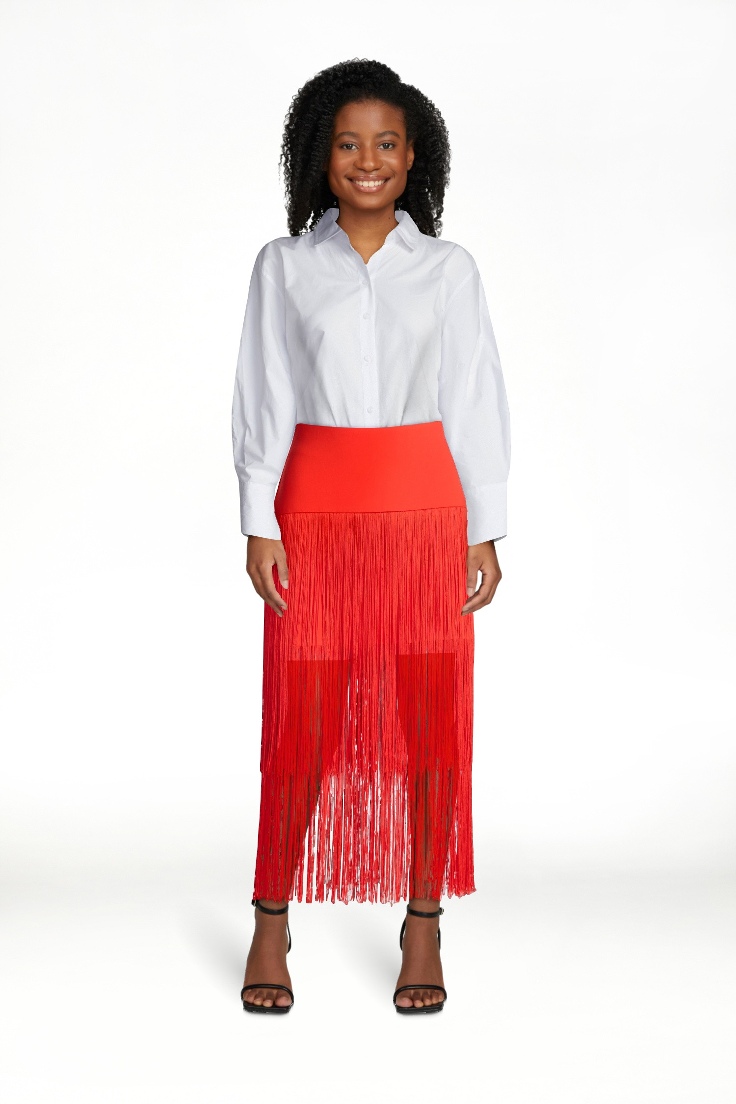 Devil Wears Prada Scoop Collection Women's and Women's Plus Fringe Skirt, Sizes 0-26W - Walmart.c... | Walmart (US)