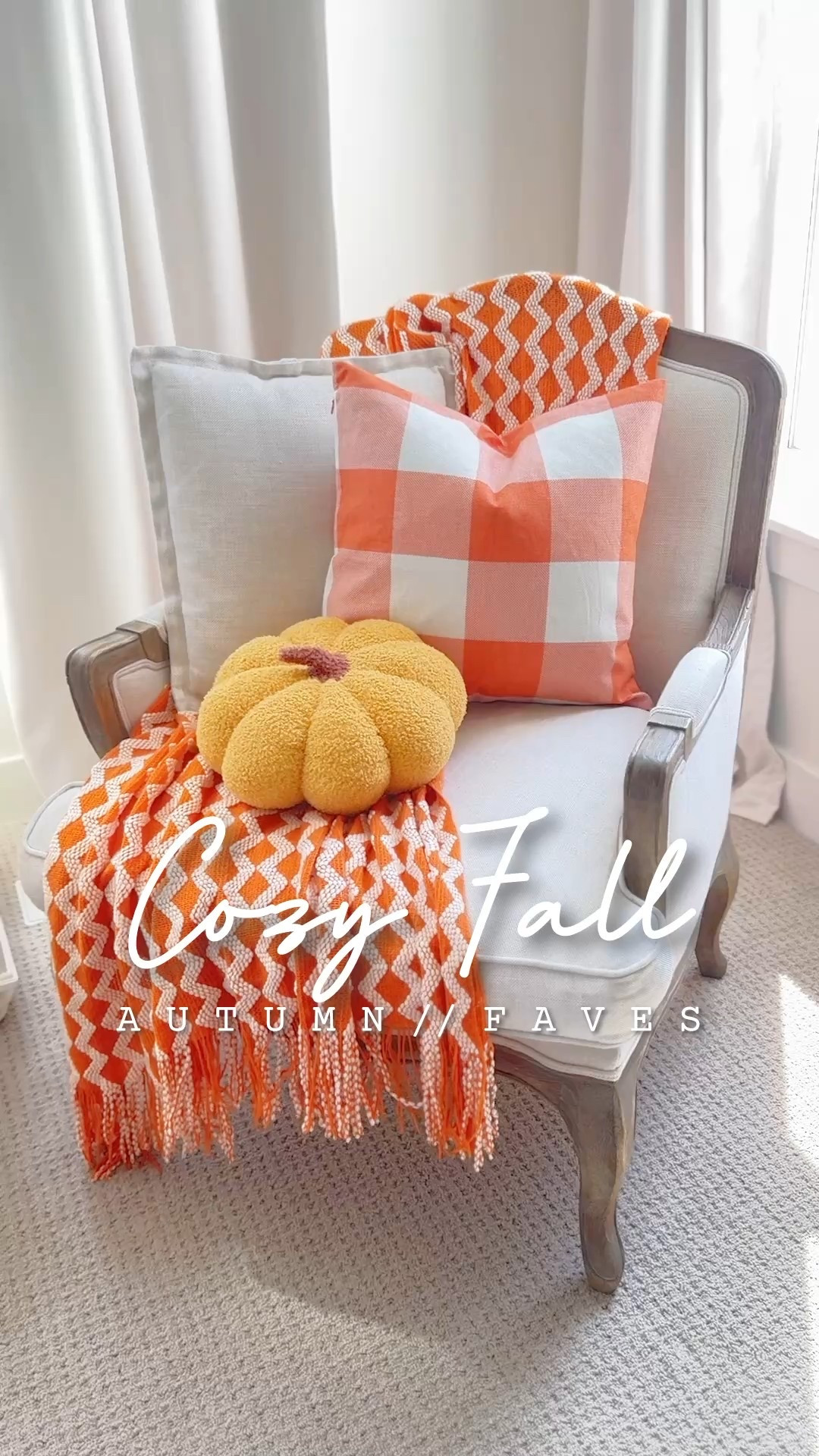 Cozy classic fall autumn favorites. Love this classic throw for fall or spring! Folds away nice and small. Throw Pillow cover is so affordable and comes in a two pack  

#LTKSeasonal #LTKHome