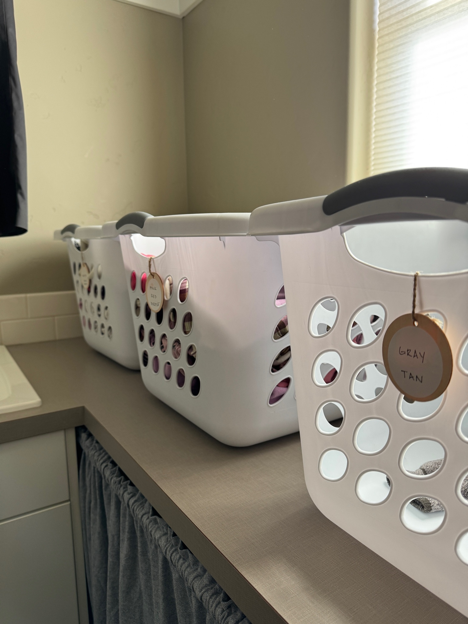 A basket system is the laundry way to go in my opinion! Here are my best suggestions .

#LTKHome #LTKFamily #LTKU