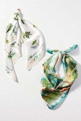 Celandine Hair Scarves, Set of 2 | Anthropologie (US)