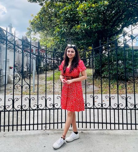 Being touristy in New Orleans in my Red Floral Skater Dress 👗 

Ootd, Outfit of the day, red dress, casual dresses, casual chic outfits, fall fashion

#LTKunder50 #LTKtravel #LTKstyletip