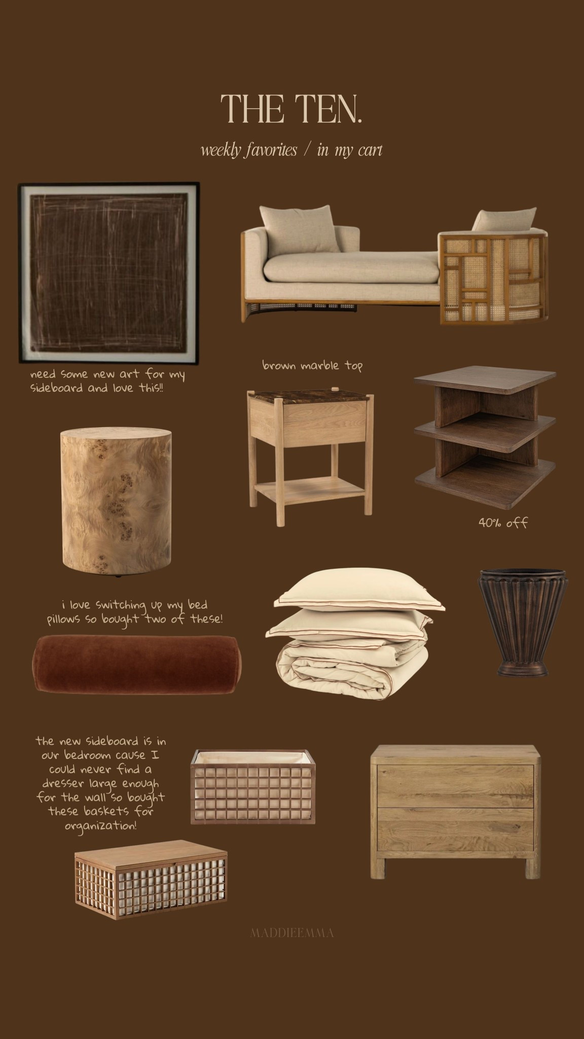 THE TEN: this weeks favorites and in my cart 

#LTKHome