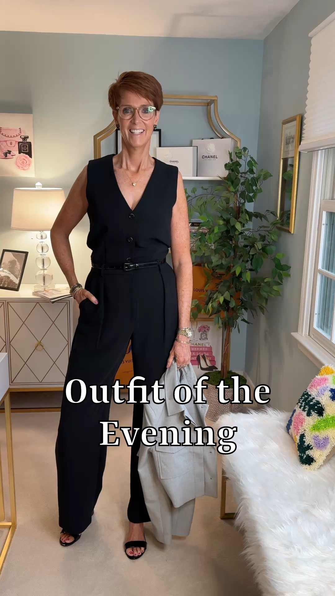 Hi friend! 👋 Thanks for your support! I’m so glad you’re here!
If you're tall, over 40, or just tired of fashion that doesn’t fit your life, you’re in the right place. I share
classic, elevated outfit formulas that actually work on tall women (I’m 6’1” for reference!) and help you feel
confident getting dressed again.
I am your resource for timeless, elevated fashion for women over 40 (and tall women)
Age: 55
Height: 6’1”
Tops: S/M
Bottoms: 8/10
Dresses: 8/M

Sizing:
Loft Versa Jacket: size 8/M
Abercrombie Jumpsuit: medium tall

Over 50 fashion, tall fashion, workwear, everyday outfits, timeless outfits, Classic Outfits, jumpsuit, jacket, black outfit, outfit of the evening, date night outfit, closet staple, little black jumpsuit , block heel sandals 

#LTKSaleAlert #LTKStyleTip #LTKWedding