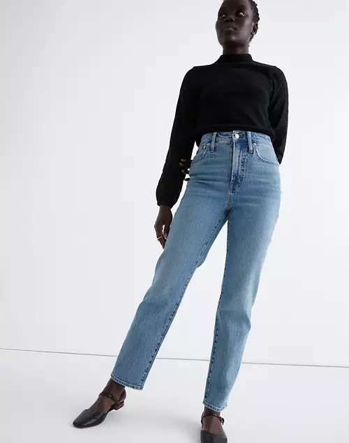 The Curvy Perfect Vintage Straight Jean in Hoye Wash | Madewell