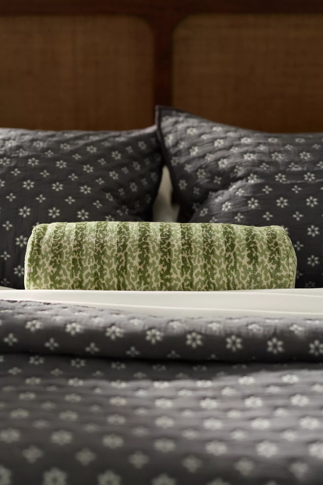 Woven Striped Jacquard Bolster | Anthropologie (US)