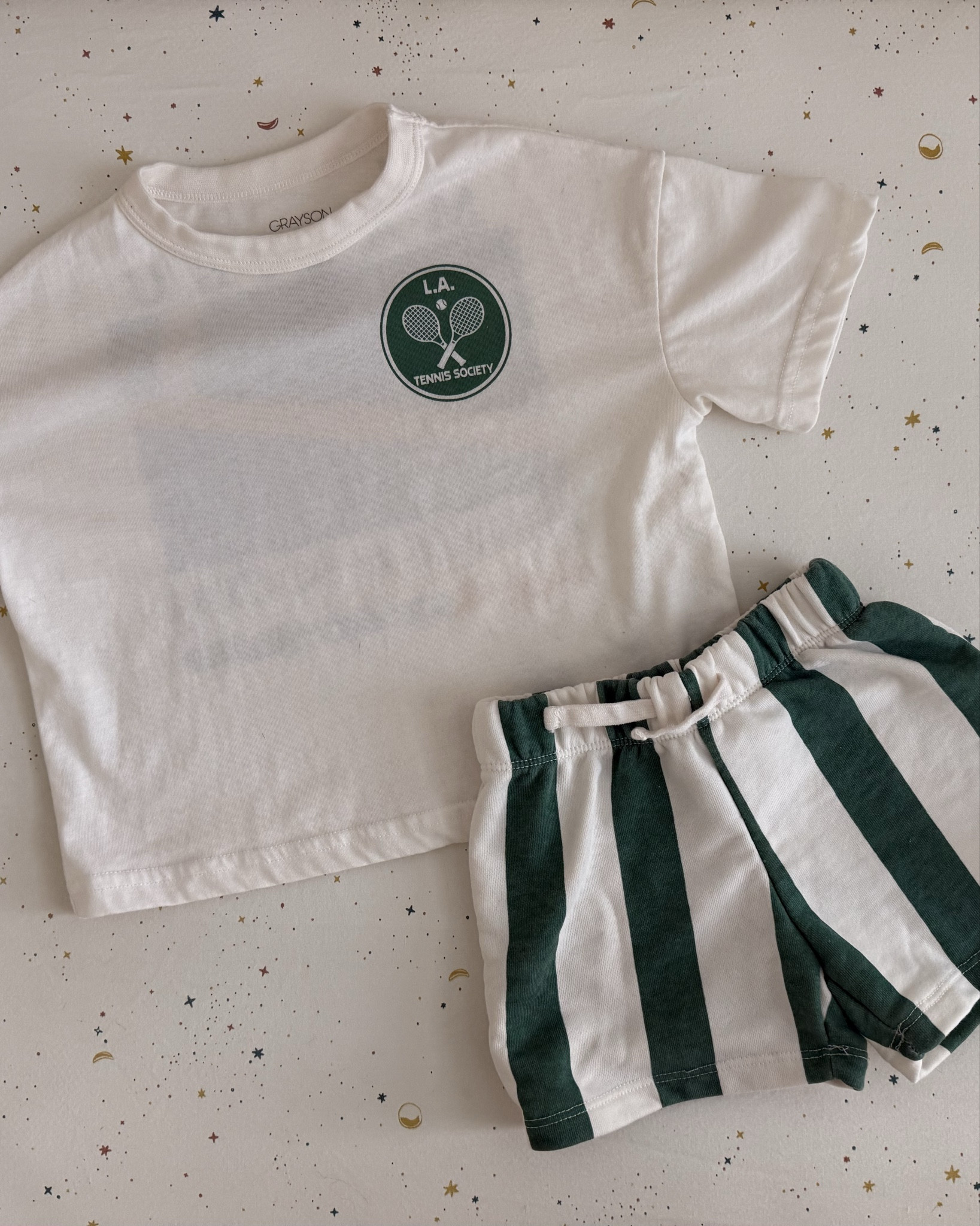 Cutest summer set at such a great price ✨🎾👟

#tennis #stripes #toddlerboy #infantboy #kidsstyle 

#LTKootd #LTKBaby #LTKKids