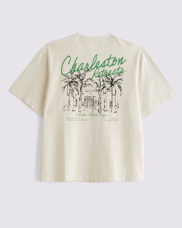 Premium Heavyweight 2.0 Charleston Graphic Tee | Abercrombie & Fitch (US)