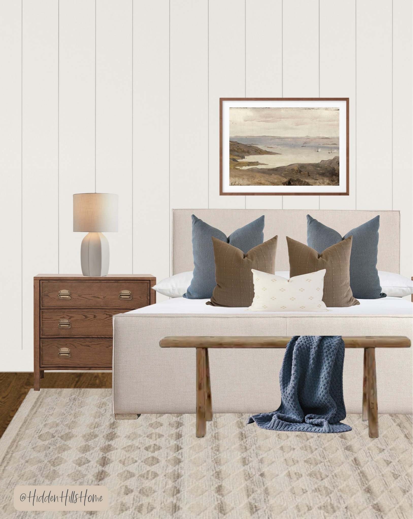 Cozy bedroom decor ideas, bedroom design, bedroom inspiration, bedding, nightstands, home decor, home design, bedroom bench, rug, mood board, master bedroom

#LTKHome #LTKSaleAlert #LTKSeasonal