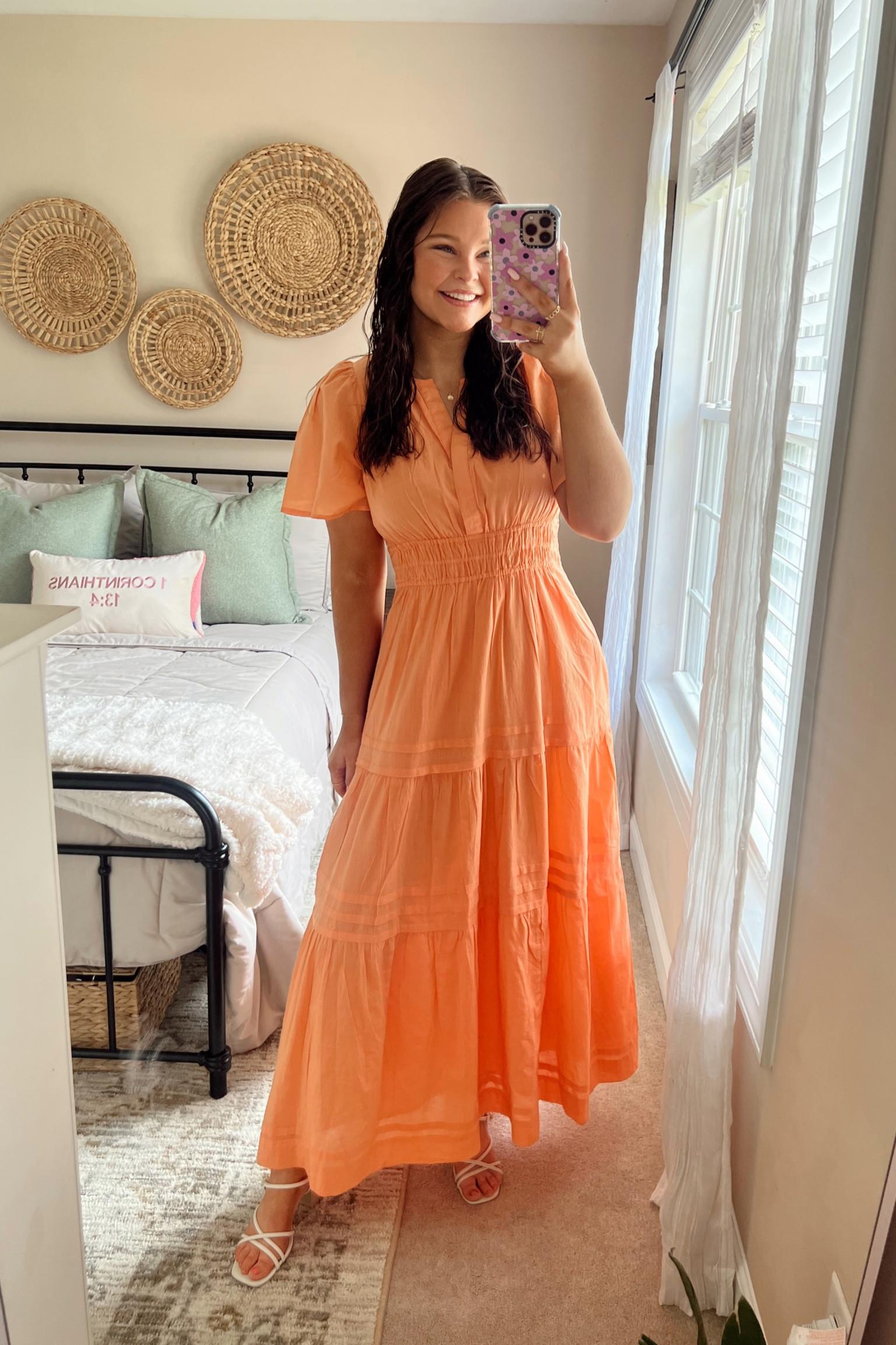 Church Dress 🧡

wearing a medium 

