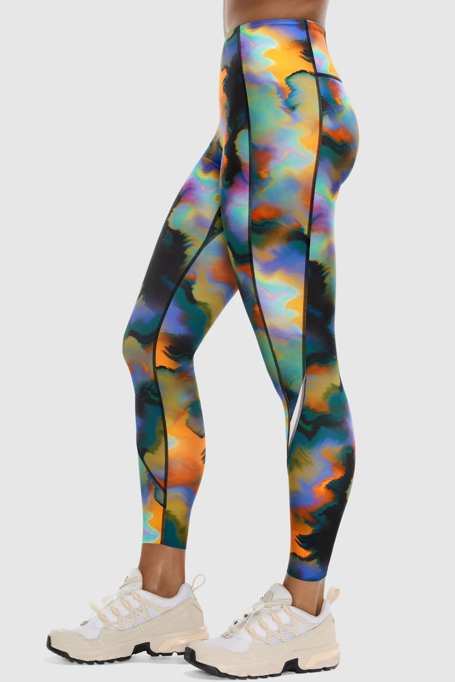 Printed PaceForm Laser Perforated Legging (Women) | Nordstrom | Nordstrom