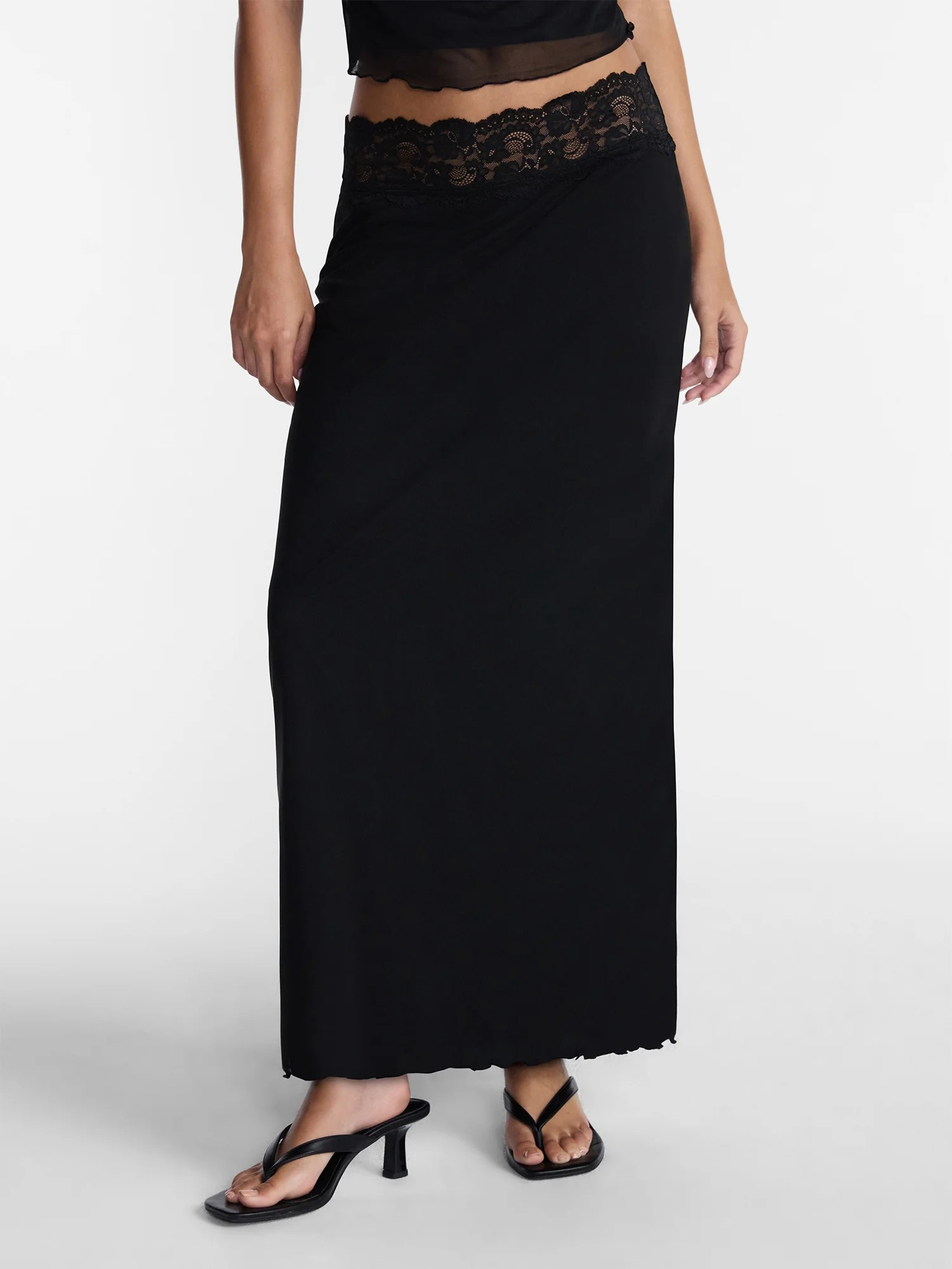 No Boundaries Mesh Maxi Skirt, Women’s XXS-XXL - Walmart.com | Walmart (US)