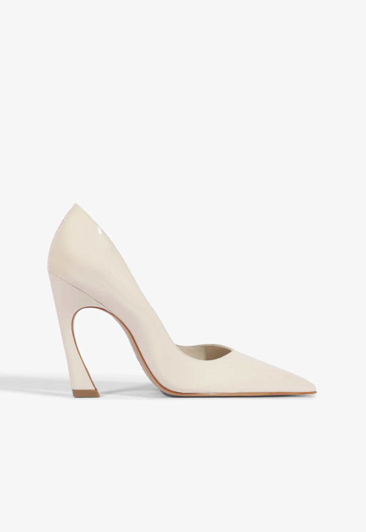 Lexi White High Sculptural Heel Pump | Schutz (US)
