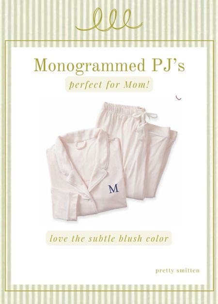 Monogrammed pajamas - gift idea for mom - Mother’s Day gift idea 

#LTKover40 #LTKGiftGuide