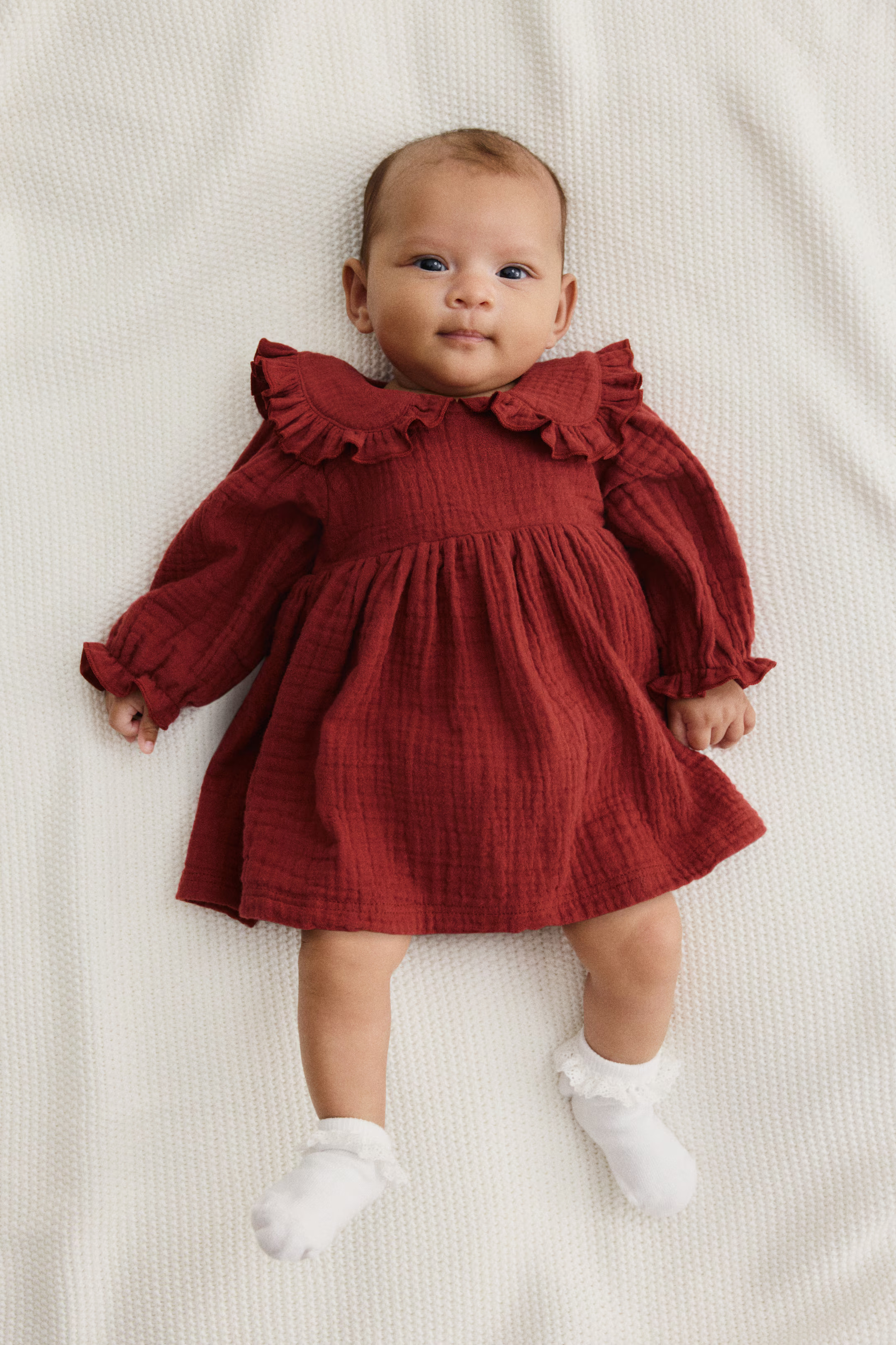 Cotton Muslin Bodysuit Dress | H&M (US + CA)