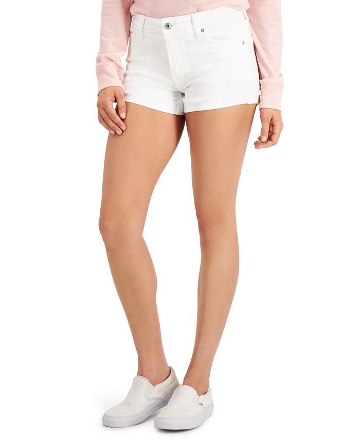 Celebrity Pink Juniors' Cuffed Shorts & Reviews - Shorts - Juniors - Macy's | Macys (US)