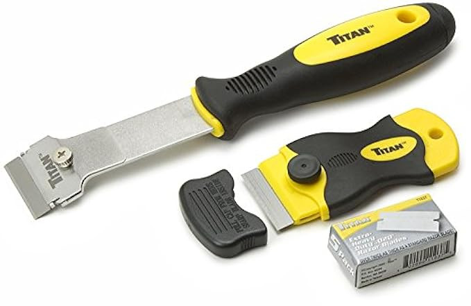 Titan Tools 17002 2-Piece Multi-Purpose Razor Scraper Set with Extra Razor Blades | Amazon (US)
