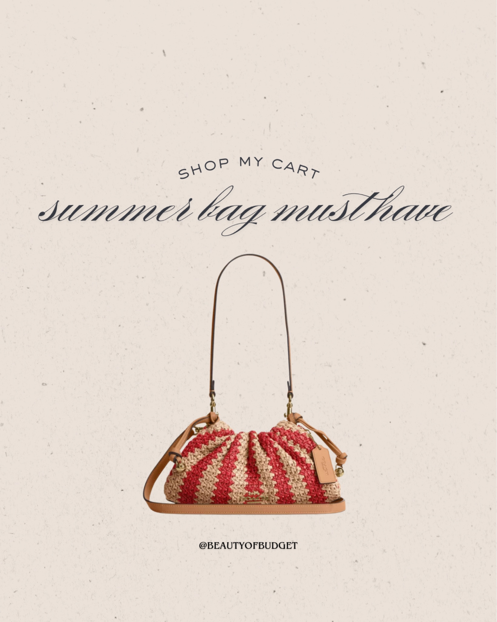 cutie summer bag I’m grabbing and on sale for coach 




#LTKgrwm #LTKSeasonal #LTKootd