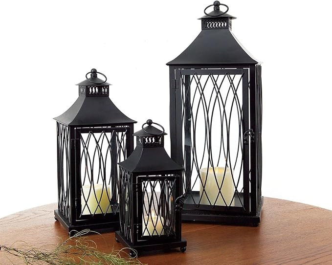 Melrose Teardrop Lantern, Set of 3 | Amazon (US)