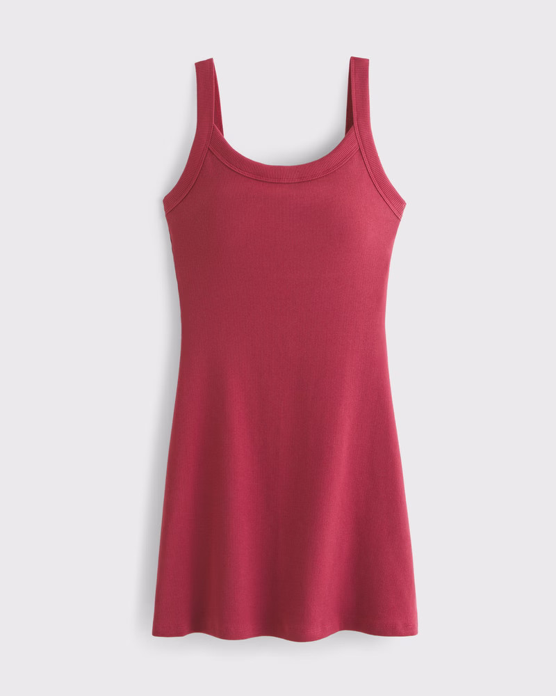 Bra-Free Essential Rib Mini Dress | Abercrombie & Fitch (US)