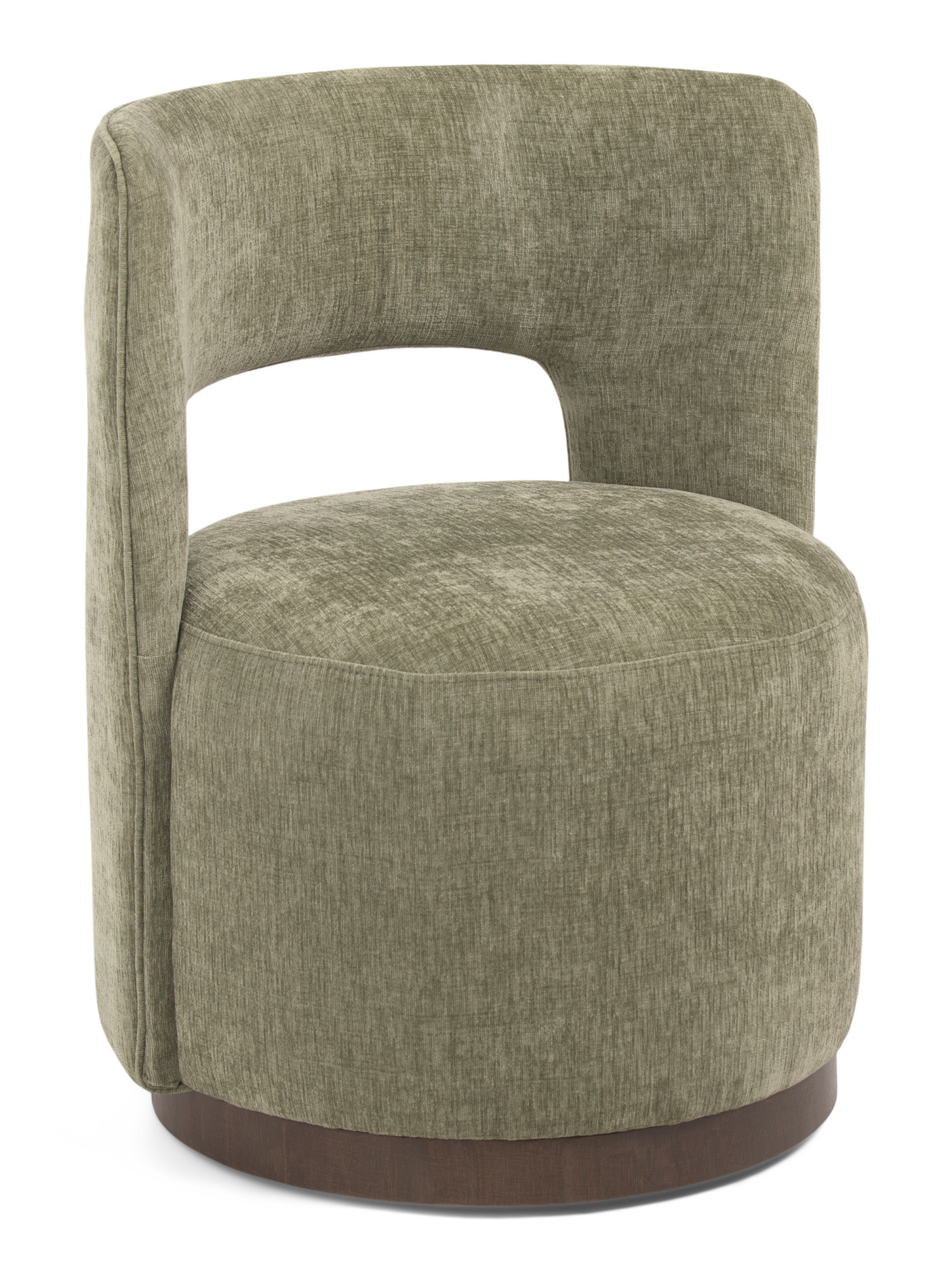 24x30.5 Gina Swivel Velvet Anywhere Chair | TJ Maxx