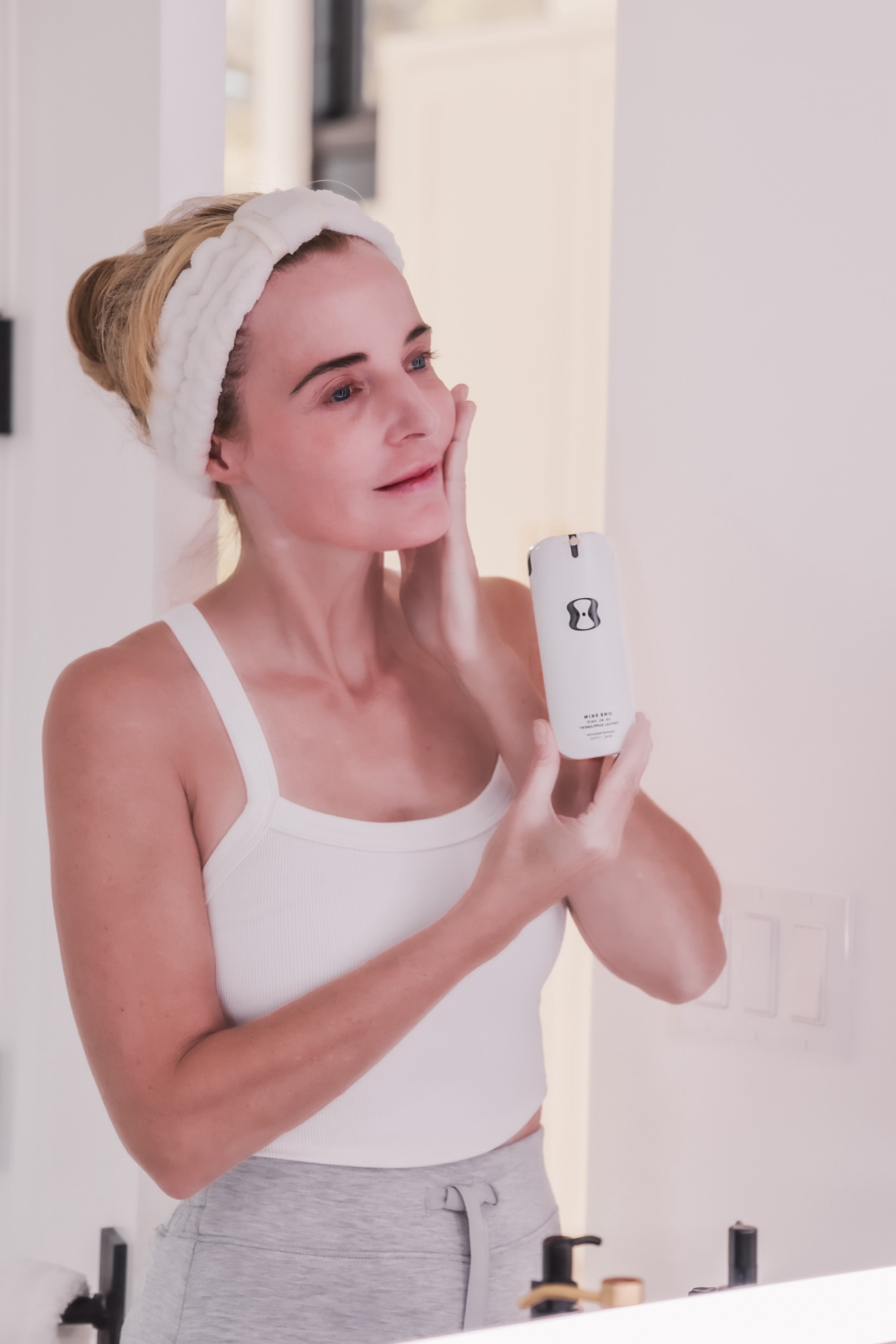 Seriously, how many skincare products do you think you’ve tried over the years?? Dozens? Hundreds? Now take that amount and multiply by 5… that’s how many I’ve tried as a content creator. My goal is to always make your life simpler and save you time and money… so hopefully you don’t have to test them all.

Well, every once in a while you come across a product that you are positively giddy about. Enter: @oneskin.co 💗 This skincare line is actually scientifically proven to reverse skin's biological age! (Yep, you read that right!) 

I've been using the OS-01 FACE Topical Supplement and OS-01 EYE Topical Supplement twice a day for the last 3 months and have noticed a HUGE difference. My skin is much more radiant, the tone is more even (less red) and less brown spots. It just feels amazing too.

...So what's the secret behind this skincare? I had a call with the brand to learn more about the science... All OneSkin products are formulated with a special peptide called OS-01. OS-01 works by isolating the cells that drive aging of your skin, helping your skin to behave like its younger self. Essentially it prevents that bad apple (senescent skin cells) from spoiling the bunch (healthy skin cells).

I love that all OneSkin products are clean. They can also be used as an alternative to retinol for those with really sensitive skin (like me!), and they're safe to use while pregnant or breastfeeding.

~Erin xo 


#LTKBeauty #LTKOver40