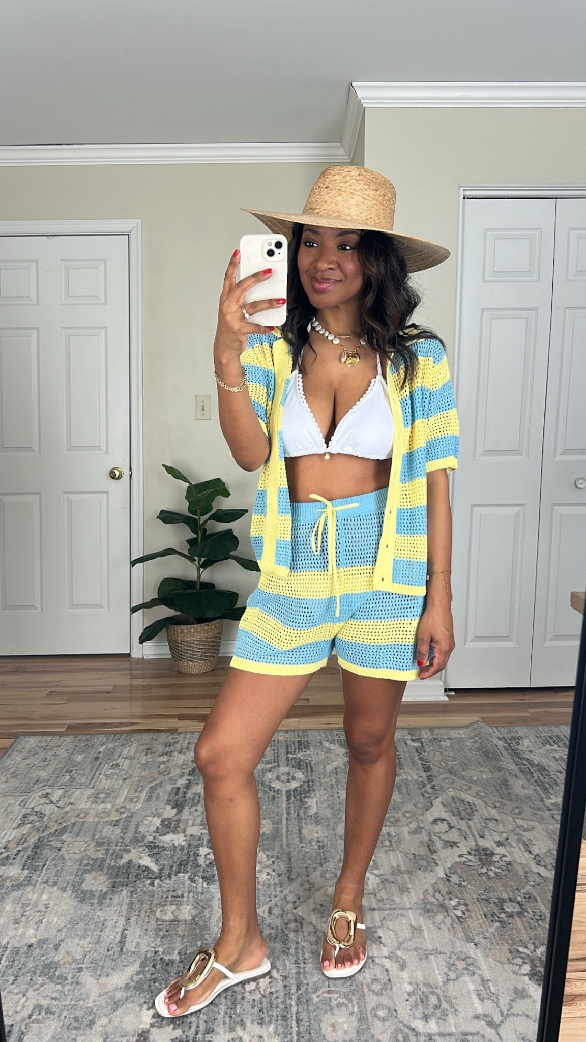 Wearing a small in this set and medium in bikini 

#LTKOver40 #LTKSeasonal