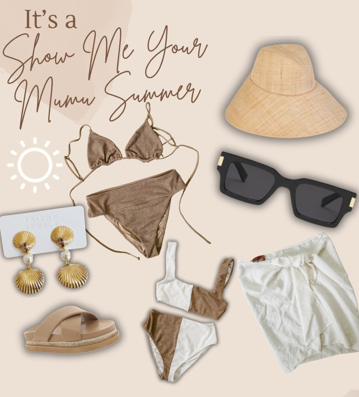Give me all things neutral this summer!!! 
•
•
•
#LTK #summer #showmeyourmumu #neutral #neutralswim #neutralsummer #swimsuit

#LTKSeasonal #LTKswim #LTKtravel