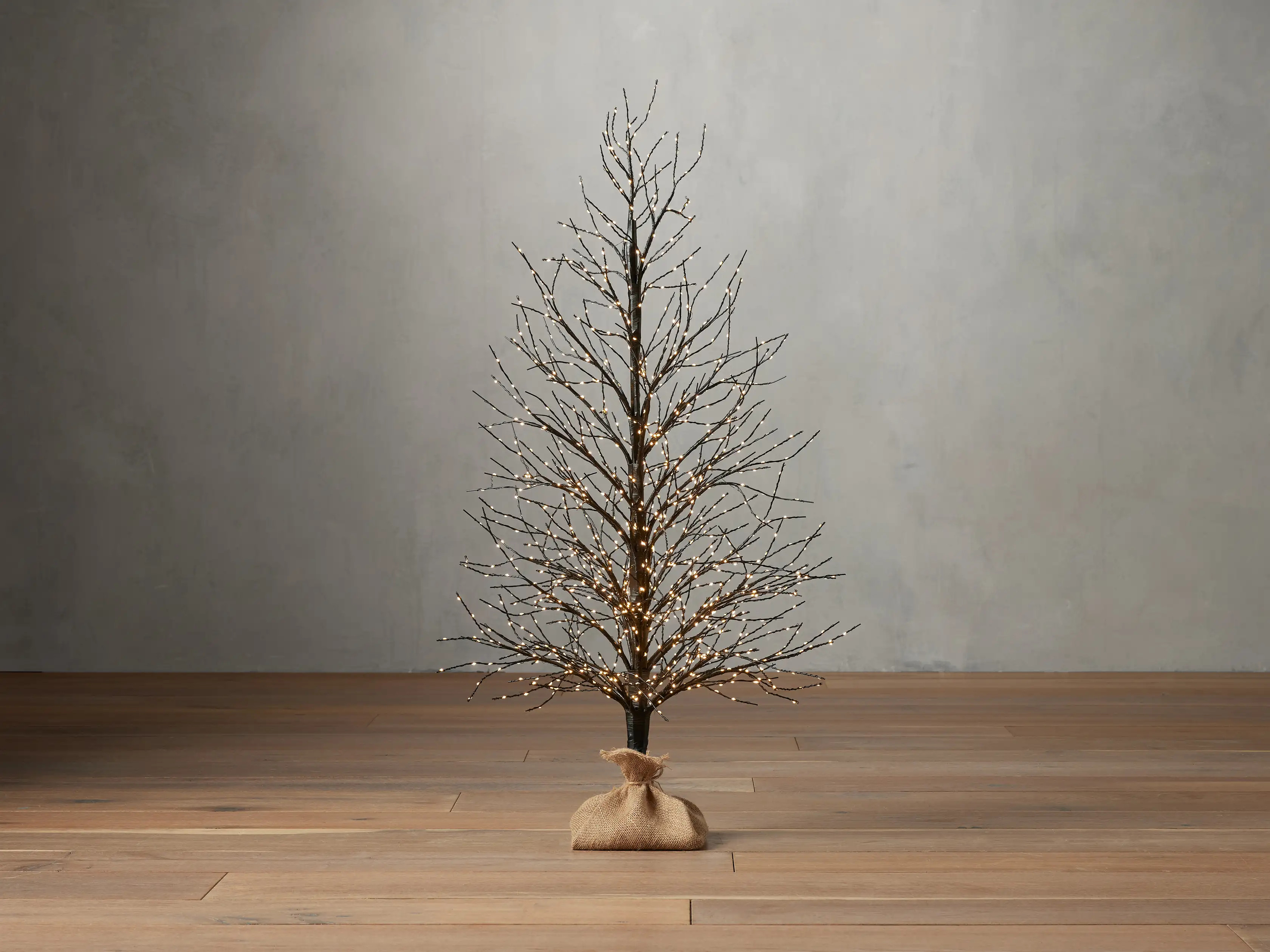 Black Microlight Faux Tree | Arhaus