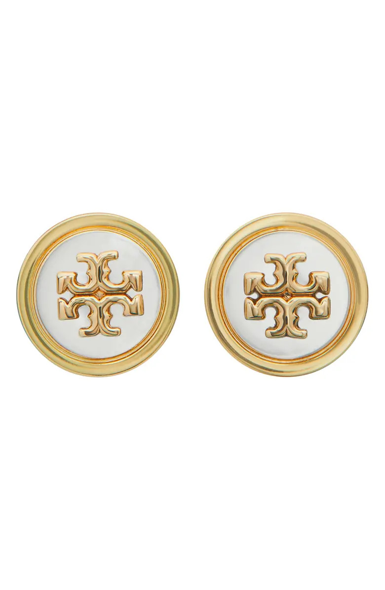 Kira Enamel Circle Stud Earrings | Nordstrom