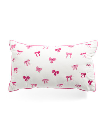 Velvet Bow Decorative Pillow | Home | Marshalls | Marshalls