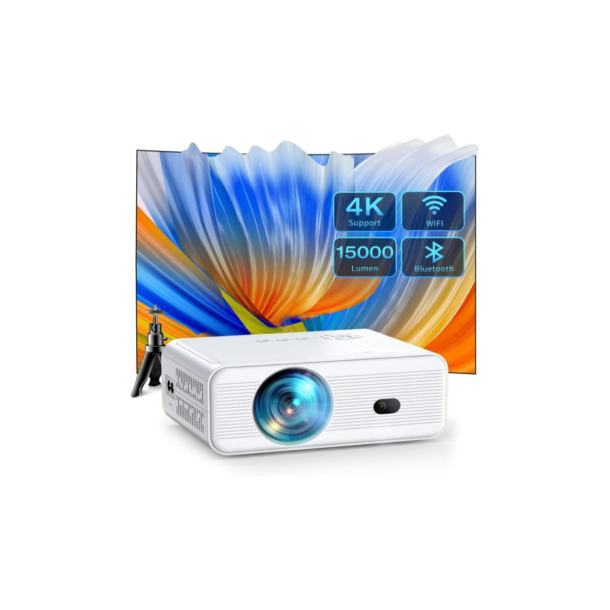 ELEPHAS Mini Projector, 4K Supported, Projector for Indoor Movies,Zoom, Home Theater | Target