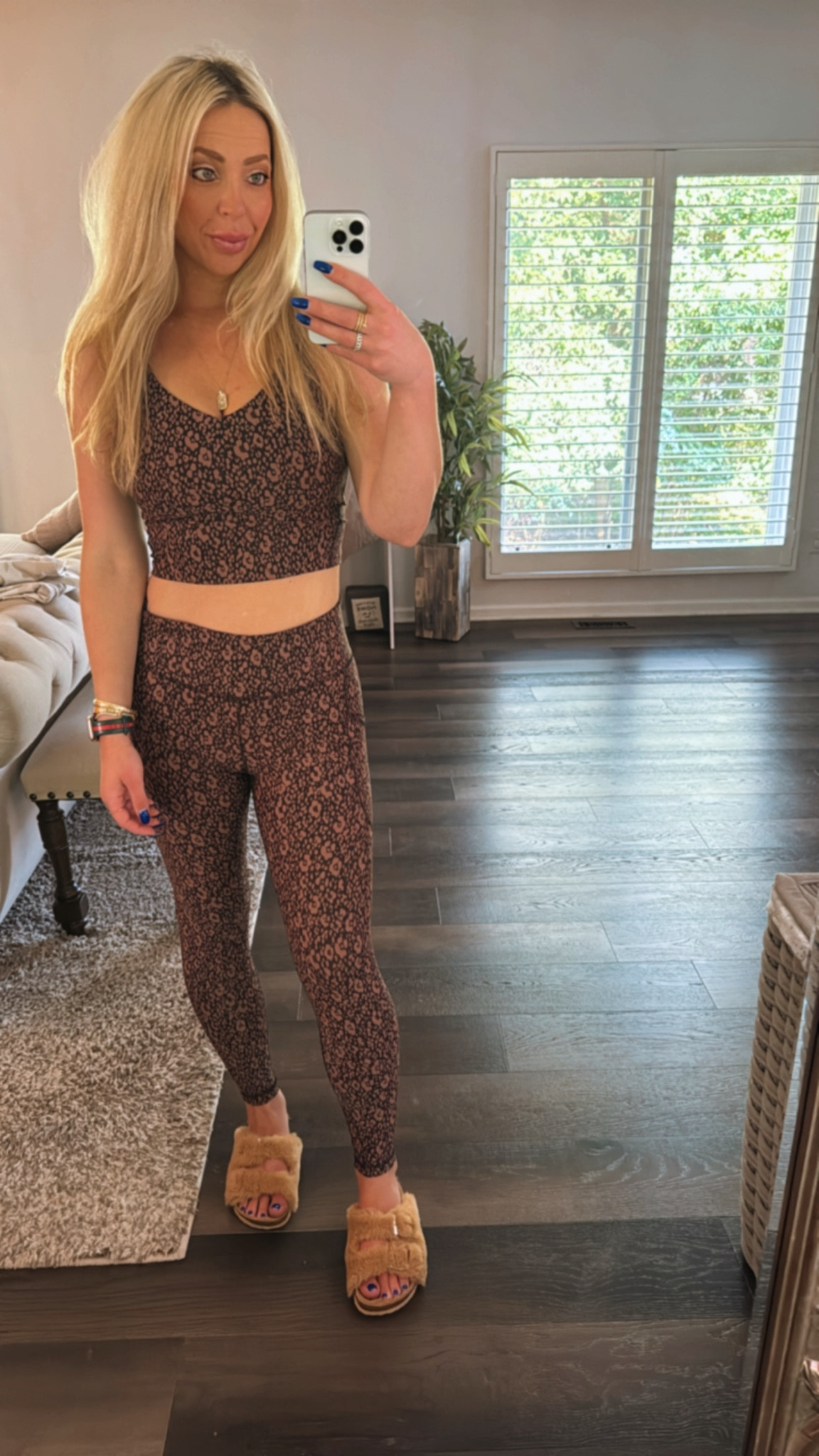 Loving this set and the color/design are giving major fall vibes!! Add a cute sweater over your shoulders and my furry Birkenstock look alikes and you’re ready for the cider mill! Everything is 50% off too!

#LTKSaleAlert #LTKFallSale #LTKSeasonal