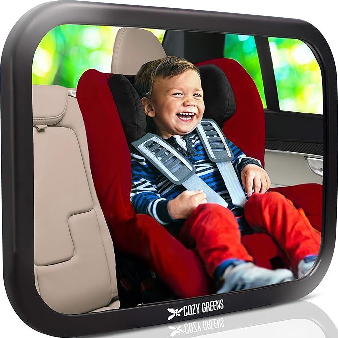 Shatterproof Baby Car Mirror, Fully View Infant in Rear Facing Car Seat - Newborn Safety, Crash T... | Amazon (US)