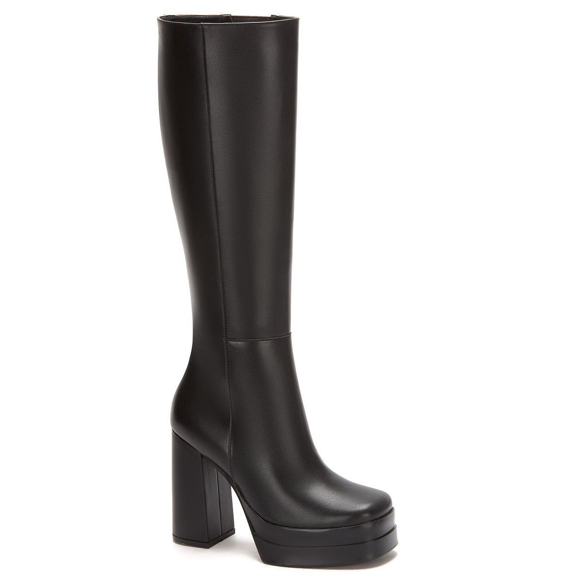Andrea Platform Tall Riding Boots 59697, Black, 7 | Target