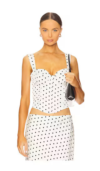 Runaway The Label Karlita Bustier in White. - size L | Revolve Clothing (Global)
