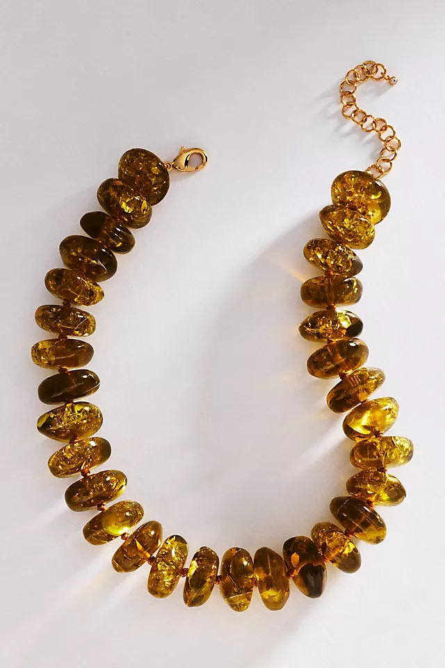 Bowie Necklace, Large Beads | Anthropologie (US)