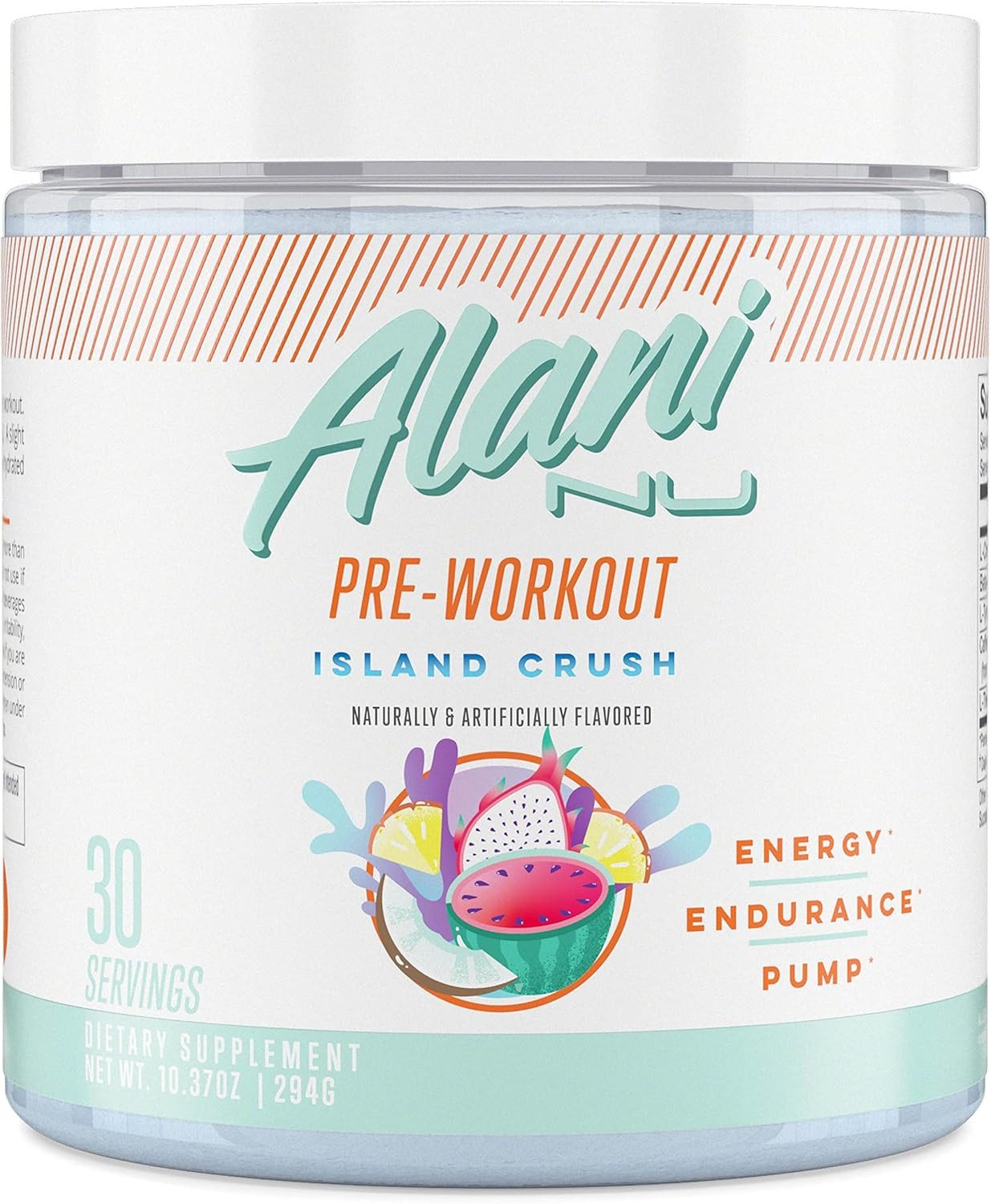 Alani Nu Pre Workout Supplement Powder for Energy, Endurance & Pump | Sugar Free | 200mg Caffeine... | Amazon (US)
