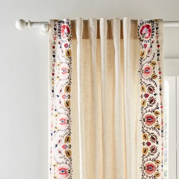 Beautiful embroidered voile
Panel

#LTKuk #LTKautumn #LTKhome