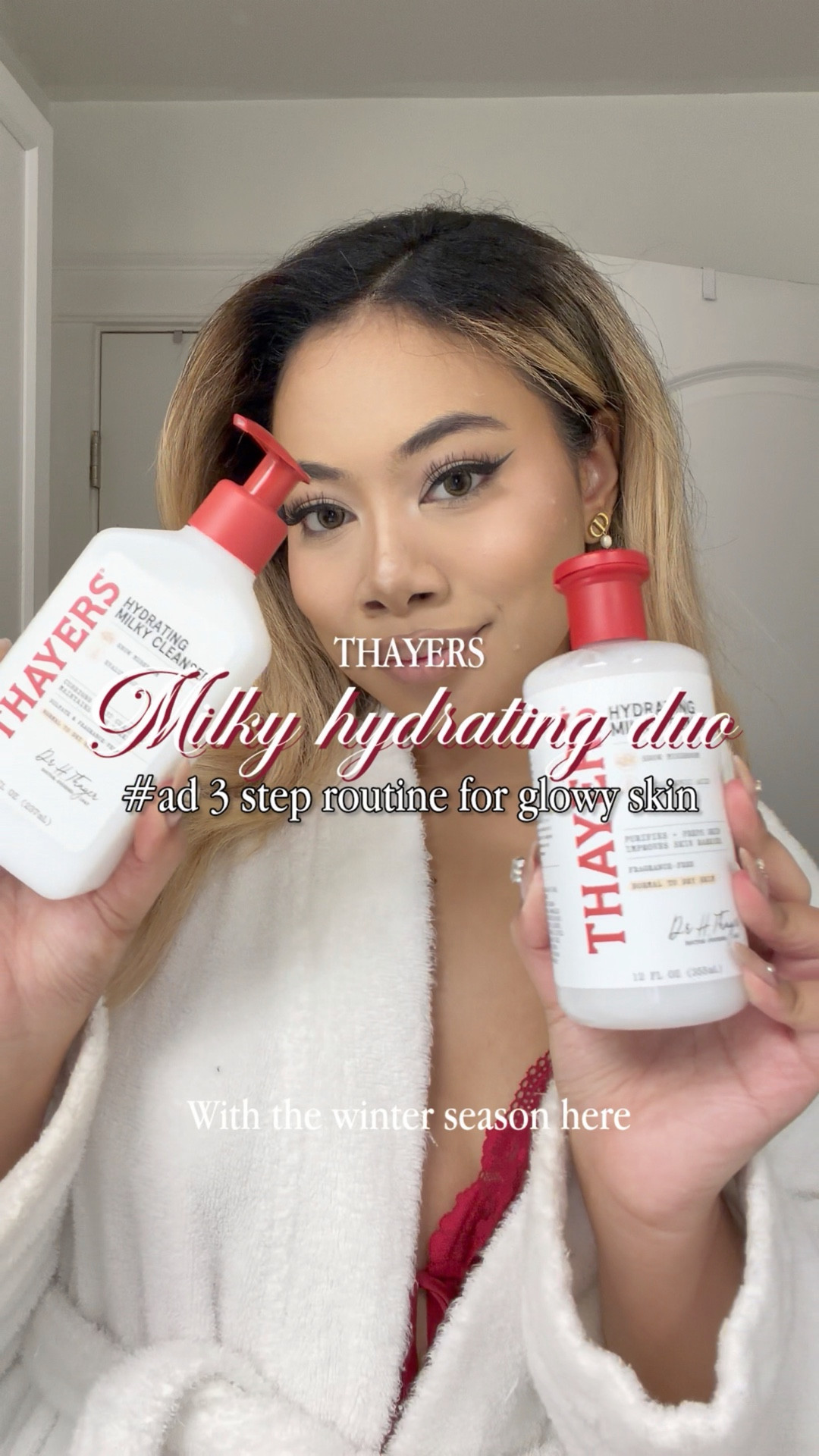 #ad 3 step skincare routine for hydrated glowy skin this winter ❤️ all linked here ~

grab your Thayers hydrating milky duo now at @target !! 

@thayers #TargetPartner #Target #ThayersPartner #targetstyle #glowyskin #selfcare #explore | Seattle influencer / content creator

#LTKselfcare #LTKValentine #LTKgrwm