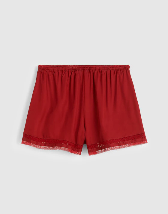 Lace-Trim Pull-On Shorts | Madewell