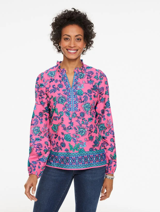 Jumping Jacobean Popover | Talbots