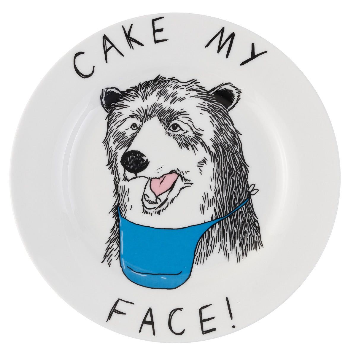 Cake My Face Side Plate | Wolf & Badger (US)