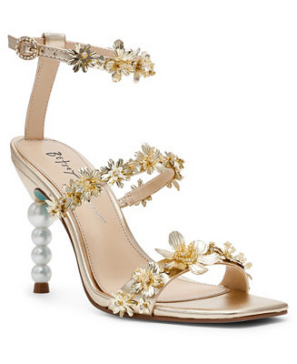 Women's Lorra Flower Sequin Dress Sandals | Macy's
