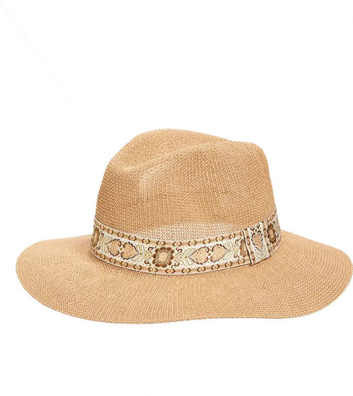 Packable Mesh Panama Hat | Nordstrom