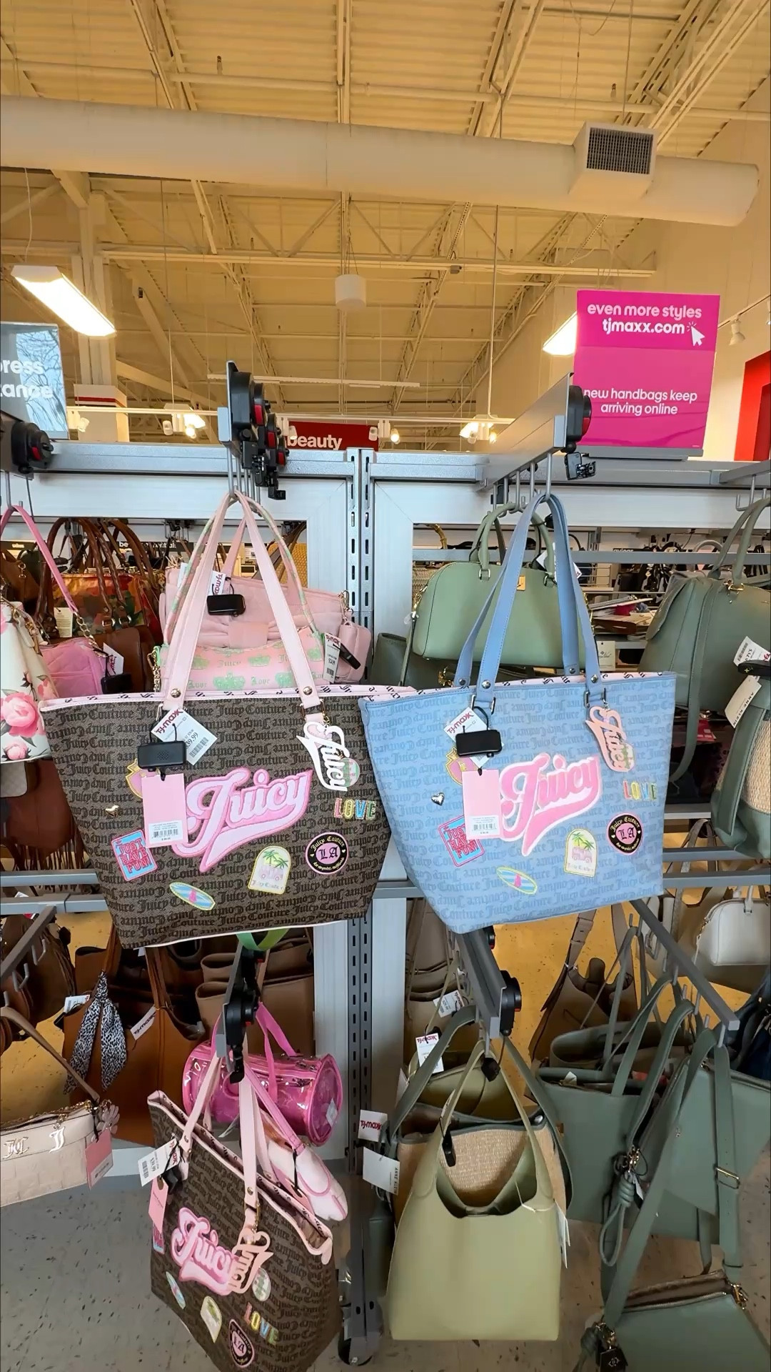 @tjmaxx has been getting the cutest selection of juicy couture bags in recently! 

When I saw these tote bags, I knew they would be the perfect every day bag with my spring & summer outfits.

Now the question is, which one should I get?

I’ve seen some similar bags online at TJ Maxx, I tagged them on this post! ￼