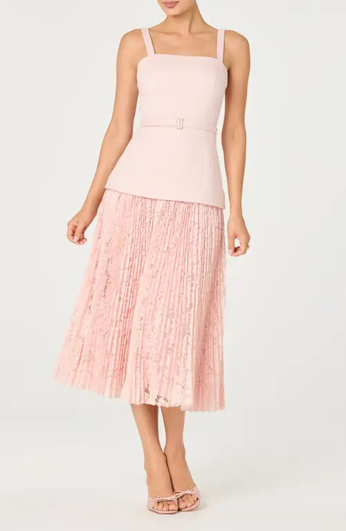 ASTR the Label Caitlin Sleeveless Dress in Pink at Nordstrom, Size Small | Nordstrom